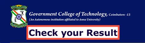 gct.ac.in results|GCT Results 2022 (OUT), Get Government College of Technology Results.
